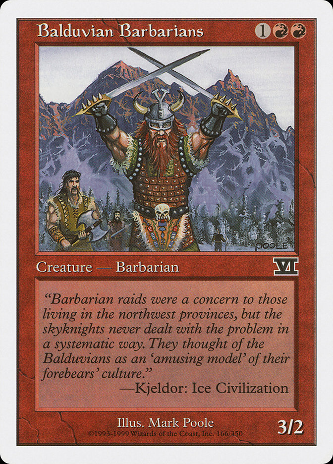 Balduvian Barbarians [Classic Sixth Edition] | Pandora's Boox