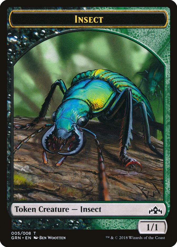 Insect Token [Guilds of Ravnica Tokens] | Pandora's Boox