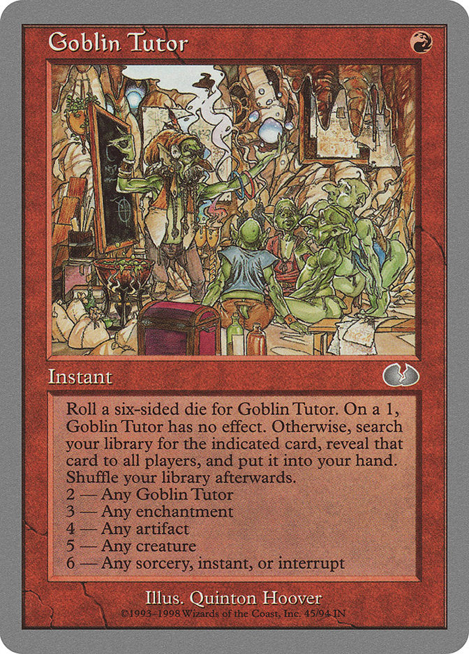 Goblin Tutor [Unglued] | Pandora's Boox