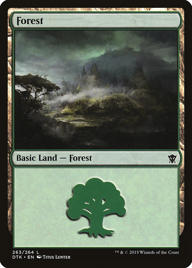 Forest (263) [Dragons of Tarkir] | Pandora's Boox