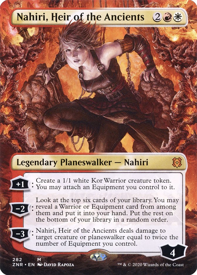 Nahiri, Heir of the Ancients (Borderless) [Zendikar Rising] | Pandora's Boox
