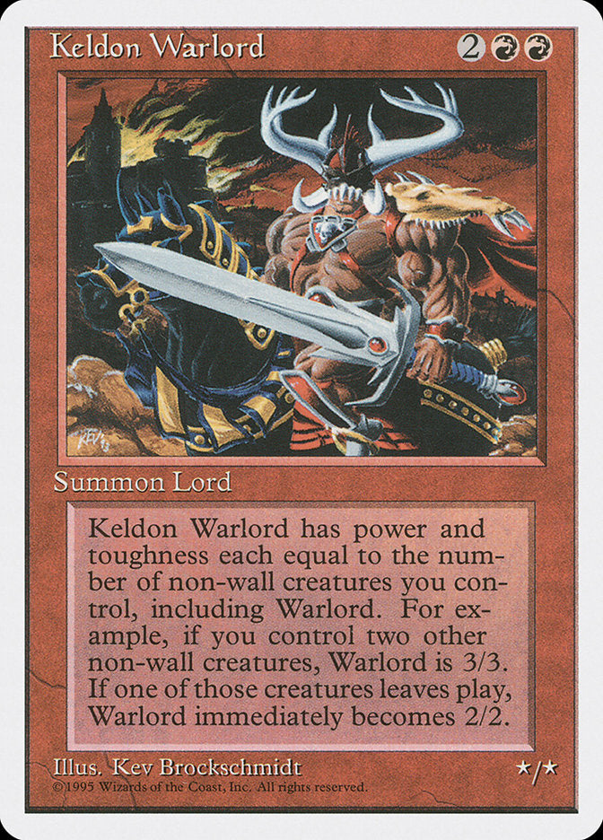 Keldon Warlord [Fourth Edition] | Pandora's Boox
