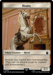 Horse // Soldier Double-Sided Token [Doctor Who Tokens] | Pandora's Boox