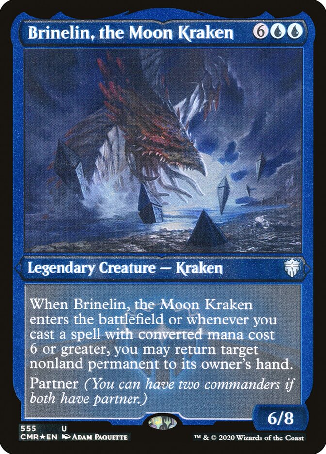 Brinelin, the Moon Kraken (Etched) [Commander Legends] | Pandora's Boox