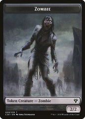 Human Soldier (003) // Zombie Double-Sided Token [Commander 2020 Tokens] | Pandora's Boox