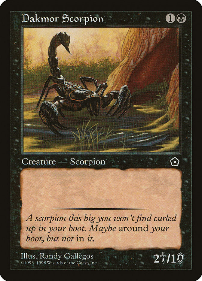 Dakmor Scorpion [Portal Second Age] | Pandora's Boox