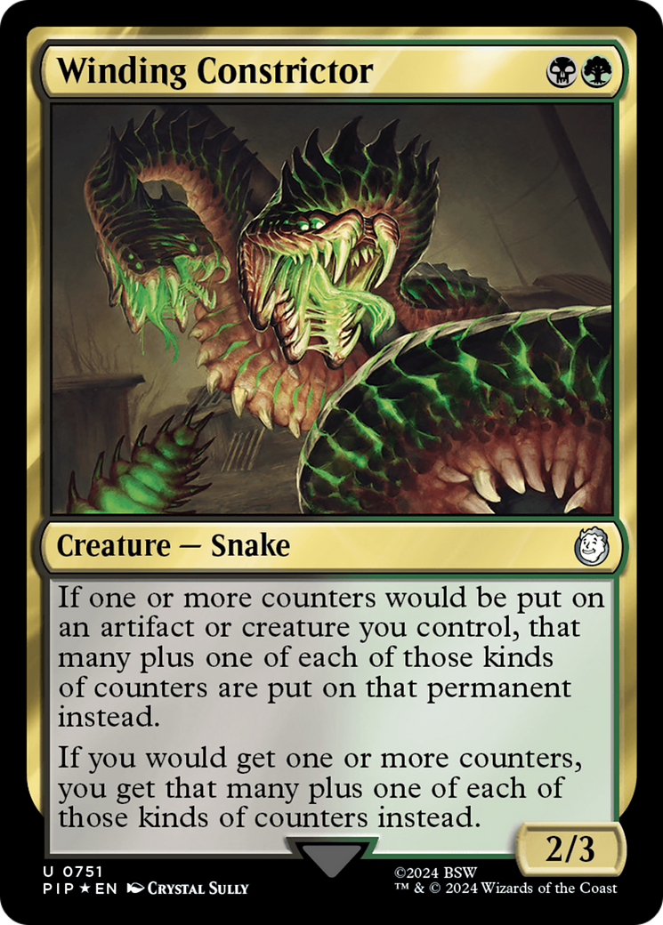 Winding Constrictor (Surge Foil) [Fallout] | Pandora's Boox