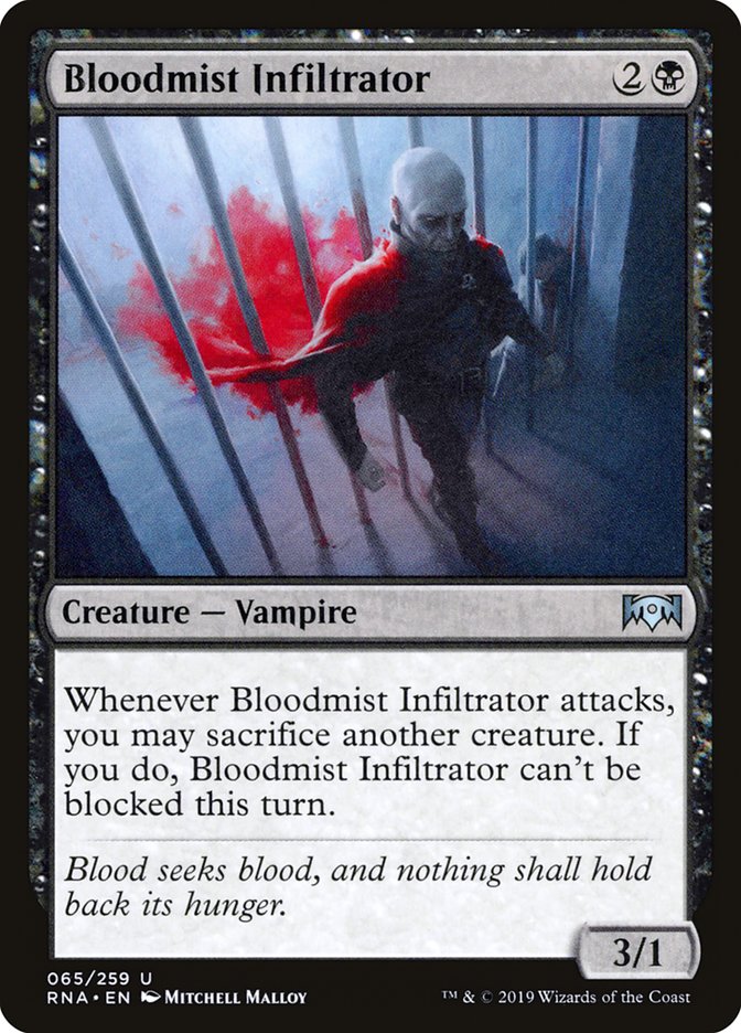 Bloodmist Infiltrator [Ravnica Allegiance] | Pandora's Boox