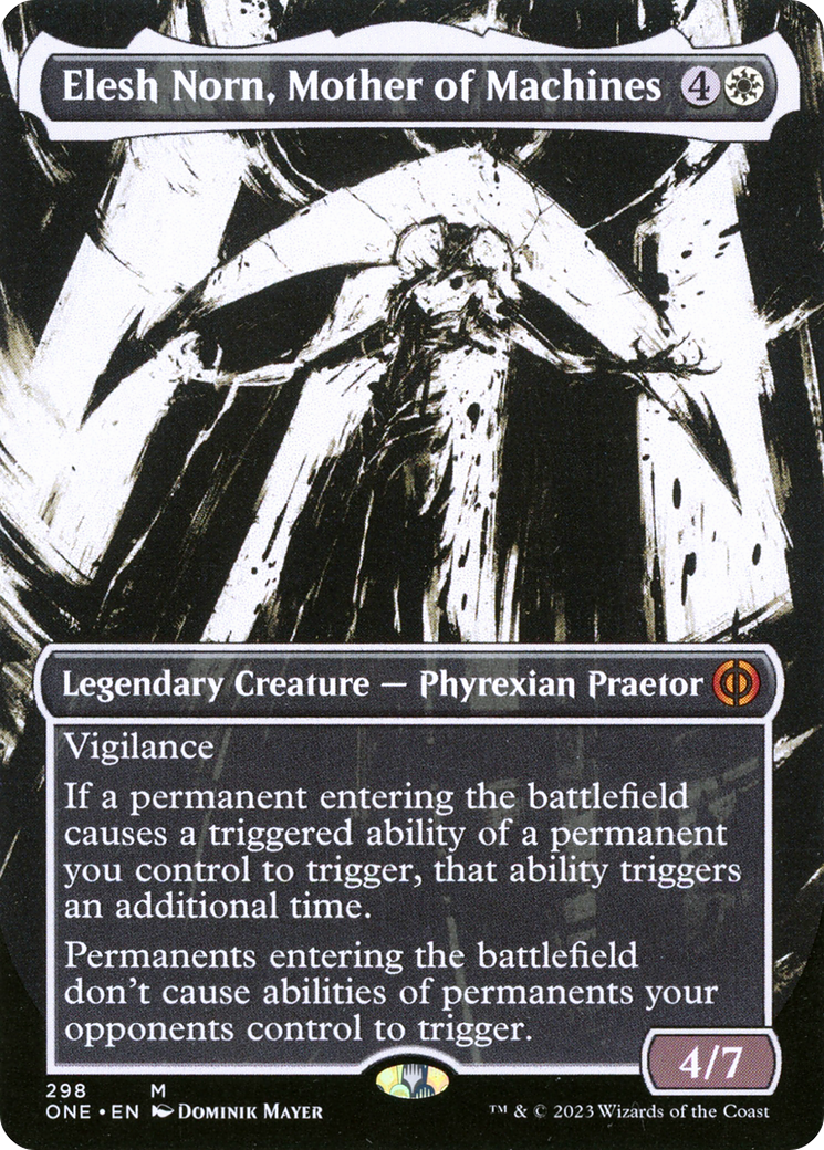 Elesh Norn, Mother of Machines (Borderless Ichor) [Phyrexia: All Will Be One] | Pandora's Boox