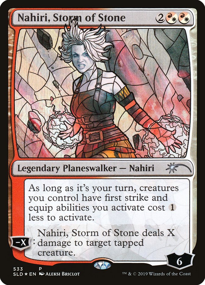 Nahiri, Storm of Stone (Stained Glass) [Secret Lair Drop Promos] | Pandora's Boox