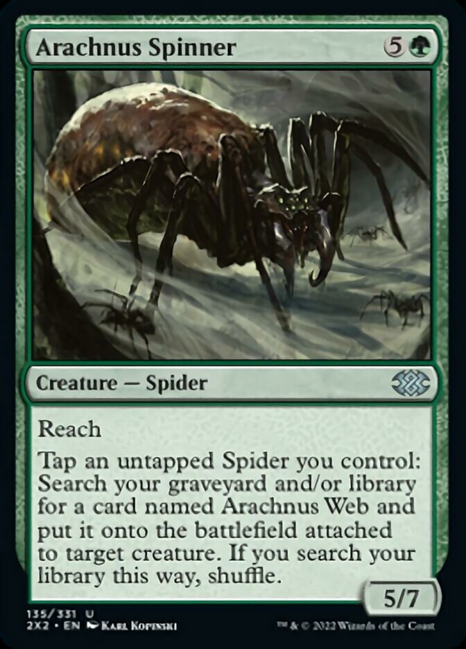 Arachnus Spinner [Double Masters 2022] | Pandora's Boox