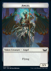 Treasure (014) // Angel Double-Sided Token [Streets of New Capenna Tokens] | Pandora's Boox