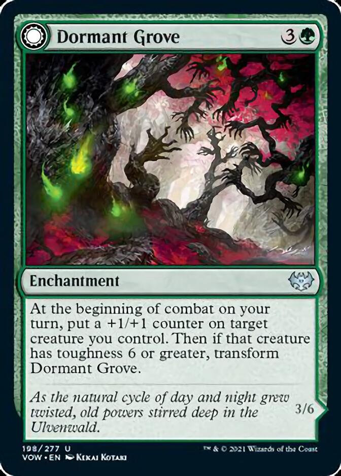 Dormant Grove // Gnarled Grovestrider [Innistrad: Crimson Vow] | Pandora's Boox