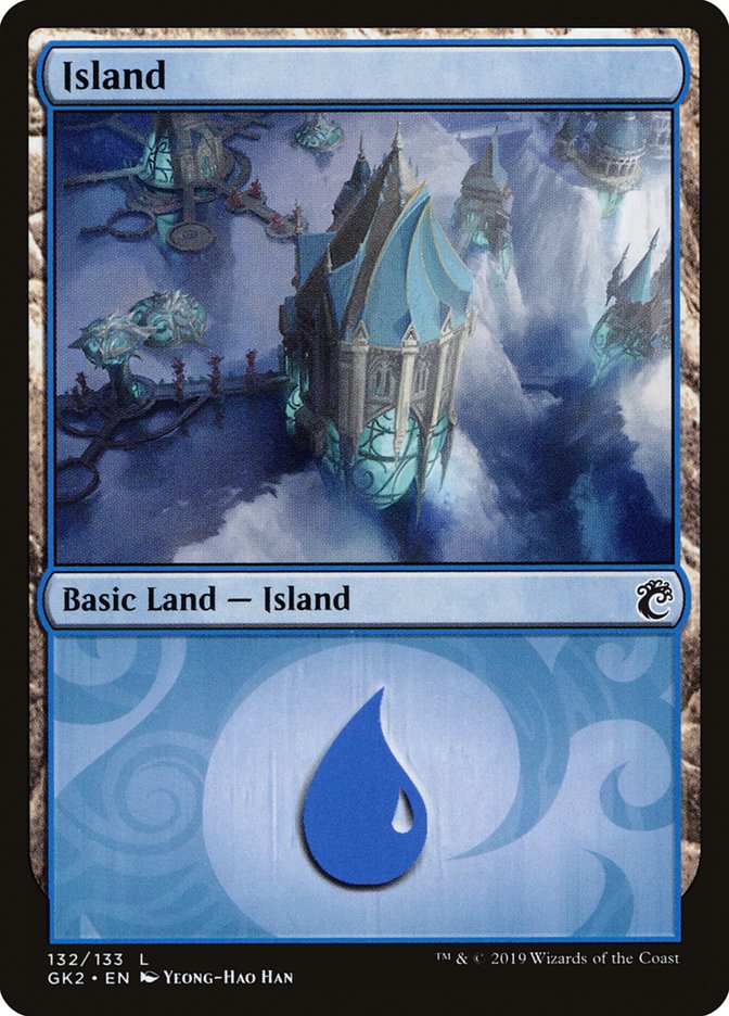 Island (132) [Ravnica Allegiance Guild Kit] | Pandora's Boox