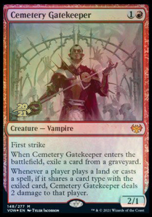Cemetery Gatekeeper [Innistrad: Crimson Vow Prerelease Promos] | Pandora's Boox
