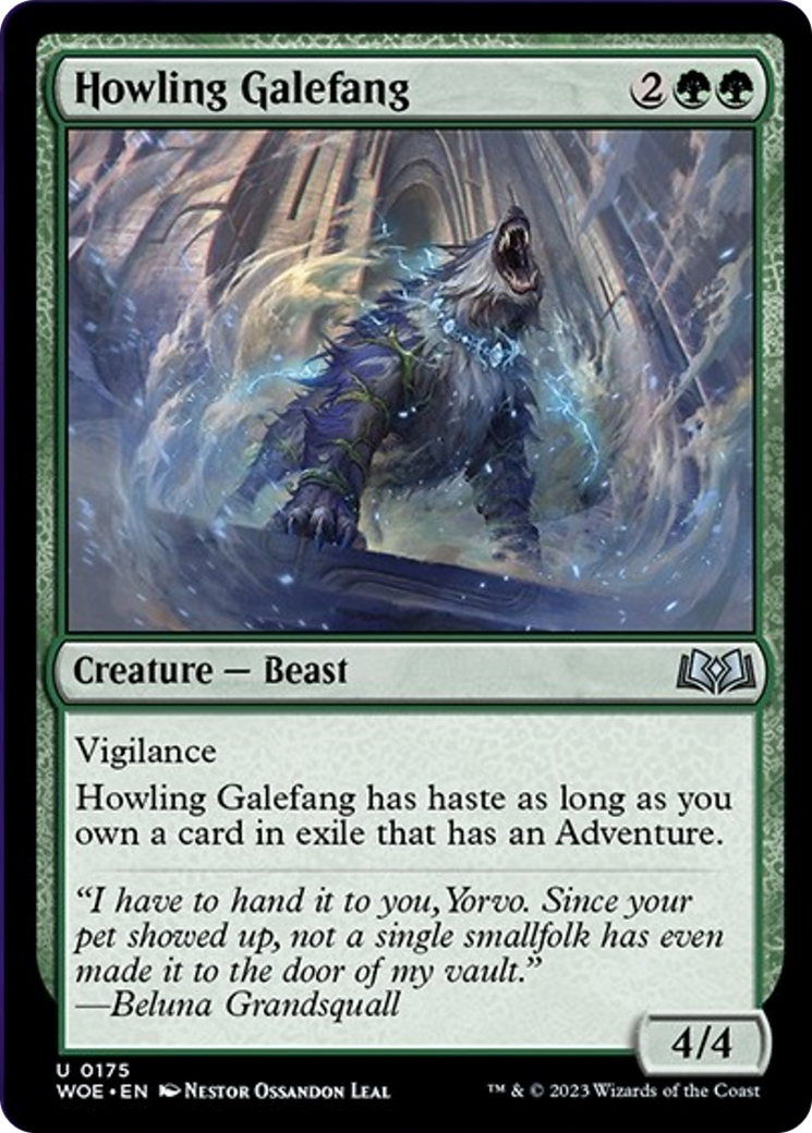 Howling Galefang [Wilds of Eldraine] | Pandora's Boox