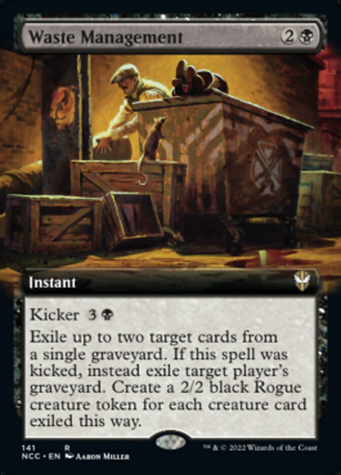 Waste Management (Extended Art) [Streets of New Capenna Commander] | Pandora's Boox