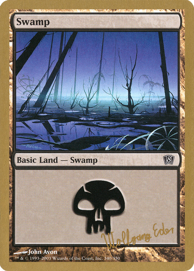 Swamp (we340) (Wolfgang Eder) [World Championship Decks 2003] | Pandora's Boox