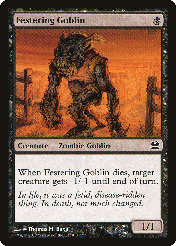 Festering Goblin [Modern Masters] | Pandora's Boox