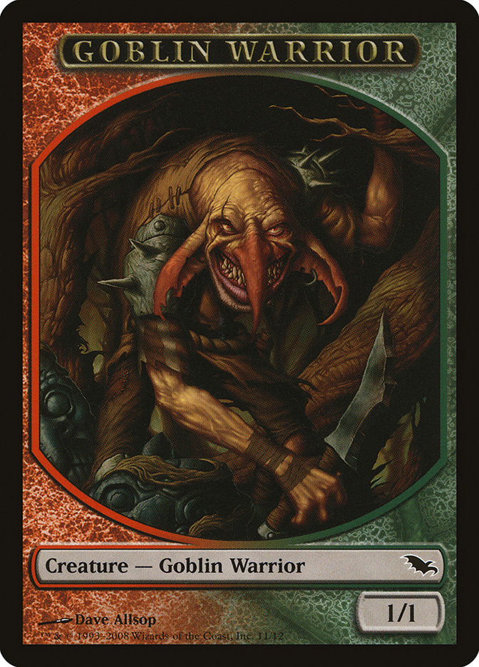 Goblin Warrior Token [Shadowmoor Tokens] | Pandora's Boox