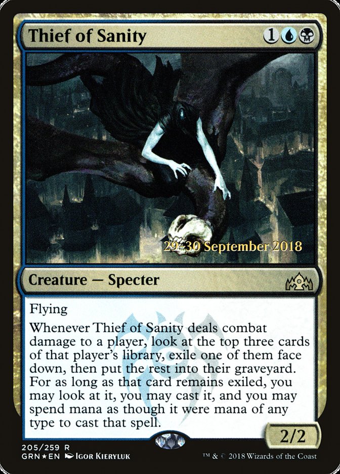 Thief of Sanity [Guilds of Ravnica Prerelease Promos] | Pandora's Boox