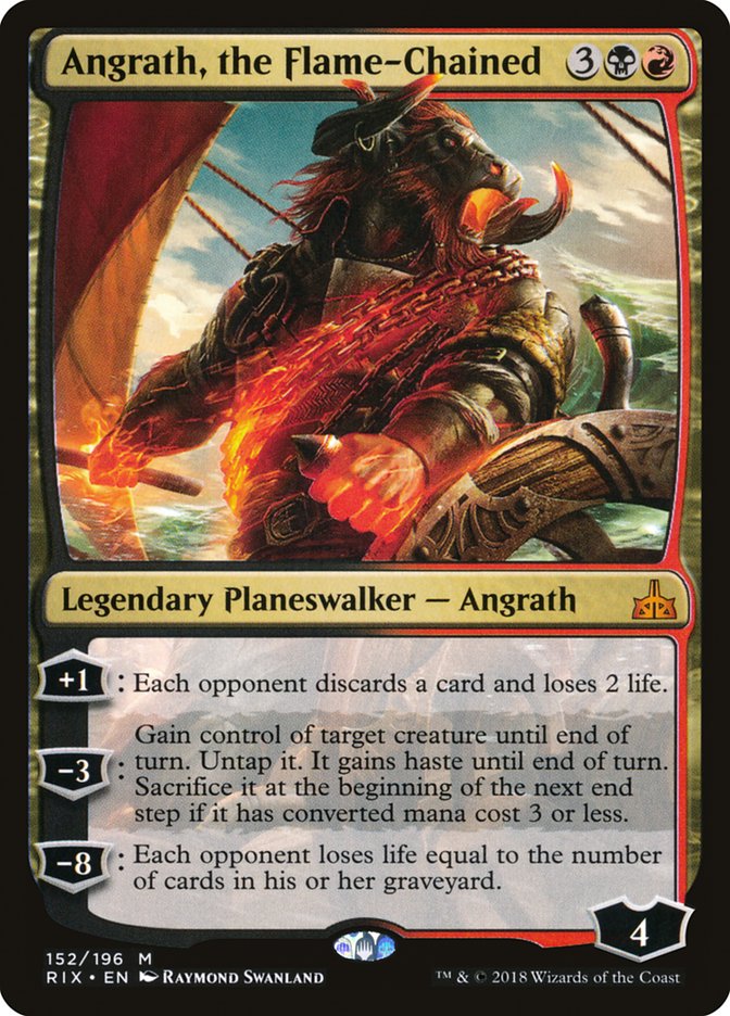 Angrath, the Flame-Chained [Rivals of Ixalan] | Pandora's Boox