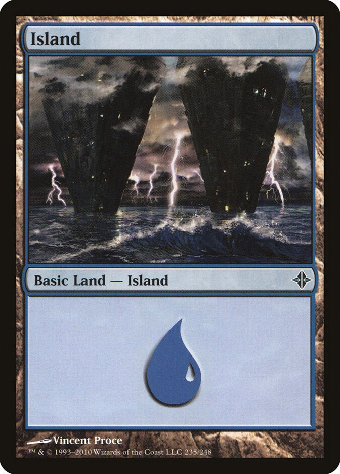 Island (235) [Rise of the Eldrazi] | Pandora's Boox