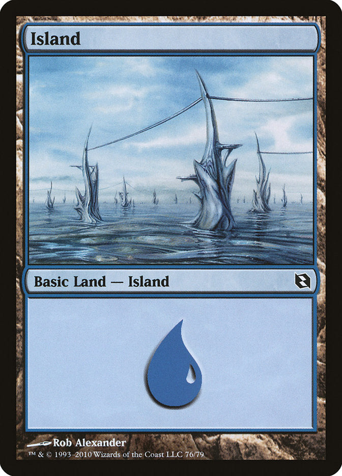 Island (76) [Duel Decks: Elspeth vs. Tezzeret] | Pandora's Boox