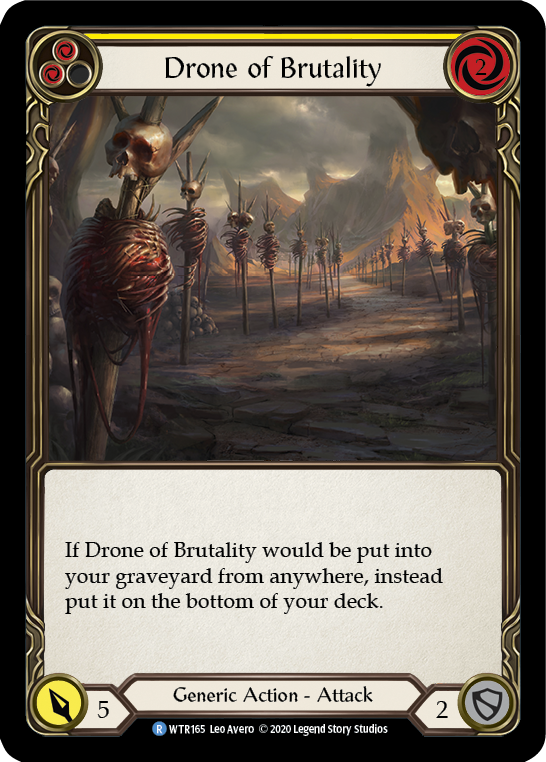 Drone of Brutality (Yellow) [WTR165] Unlimited Edition Normal
