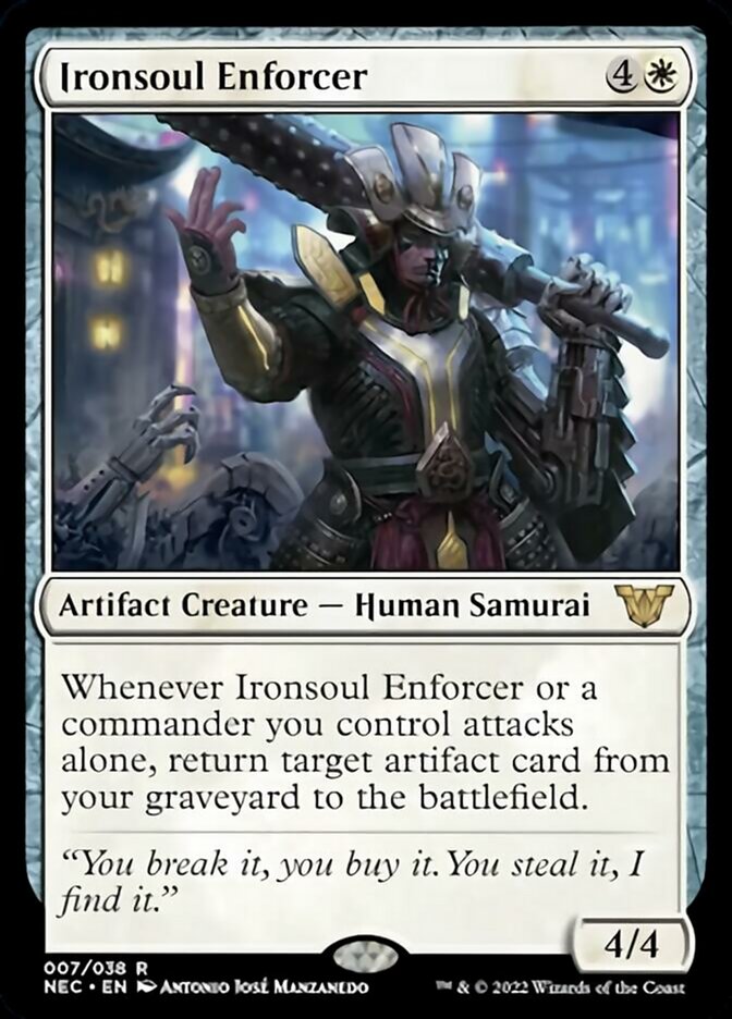 Ironsoul Enforcer [Kamigawa: Neon Dynasty Commander] | Pandora's Boox