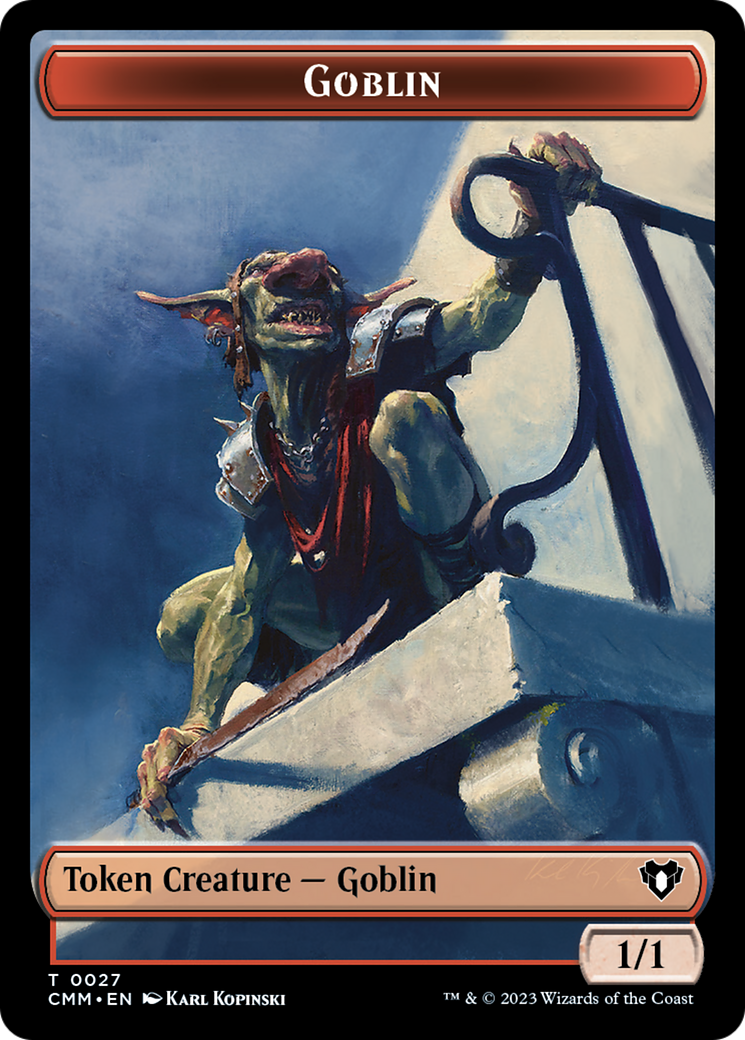 Goblin Token [Commander Masters Tokens] | Pandora's Boox