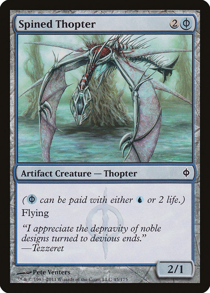 Spined Thopter [New Phyrexia] | Pandora's Boox