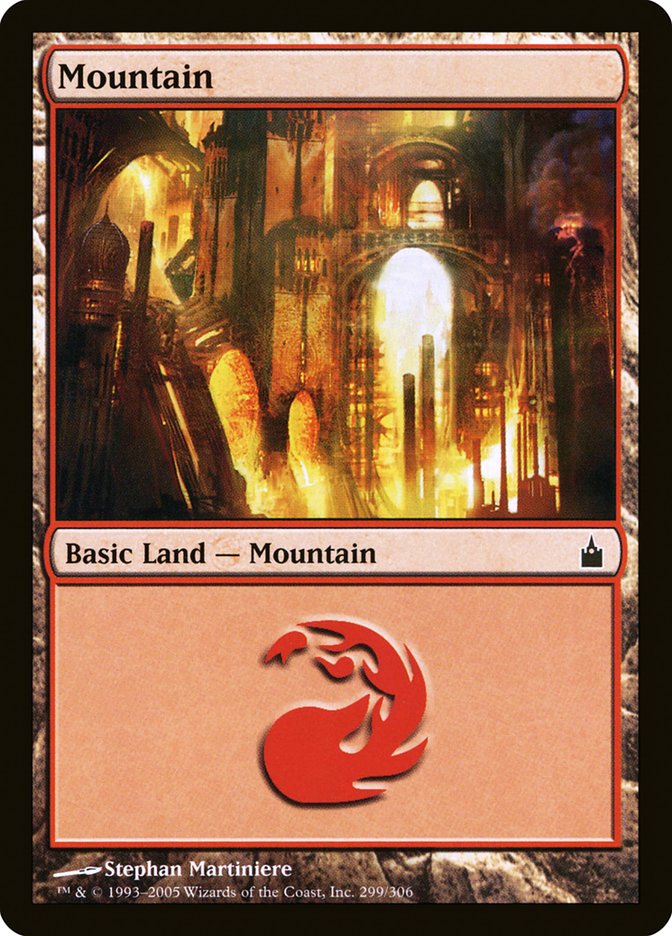 Mountain (299) [Ravnica: City of Guilds] | Pandora's Boox