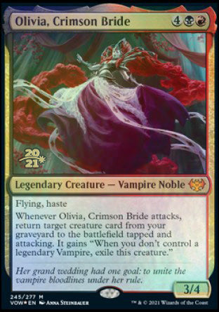 Olivia, Crimson Bride [Innistrad: Crimson Vow Prerelease Promos] | Pandora's Boox
