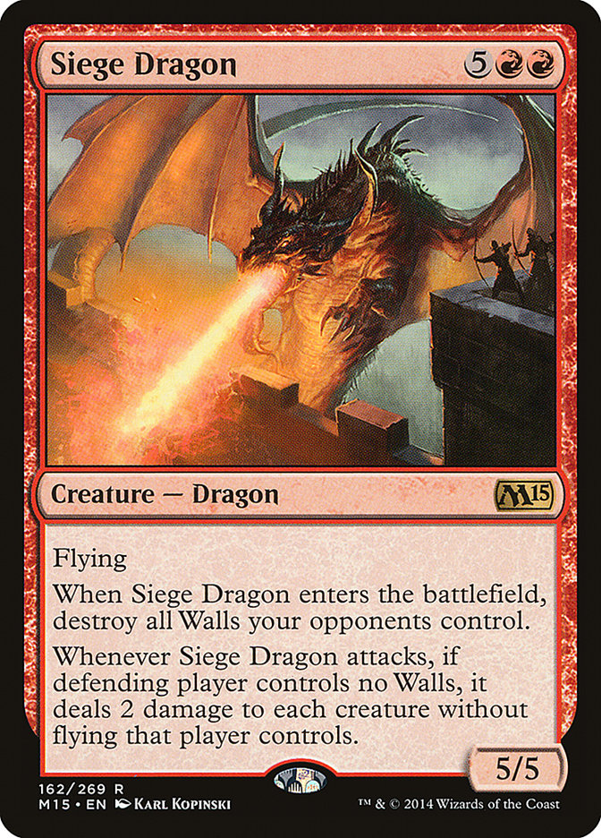 Siege Dragon [Magic 2015] | Pandora's Boox