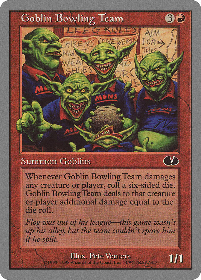 Goblin Bowling Team [Unglued] | Pandora's Boox