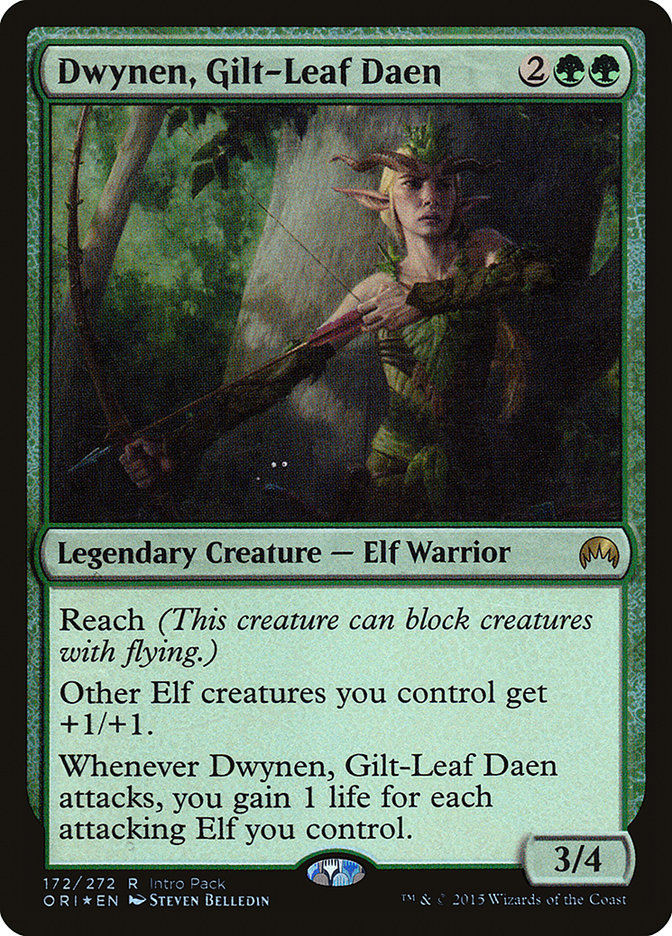 Dwynen, Gilt-Leaf Daen (Intro Pack) [Magic Origins Promos] | Pandora's Boox