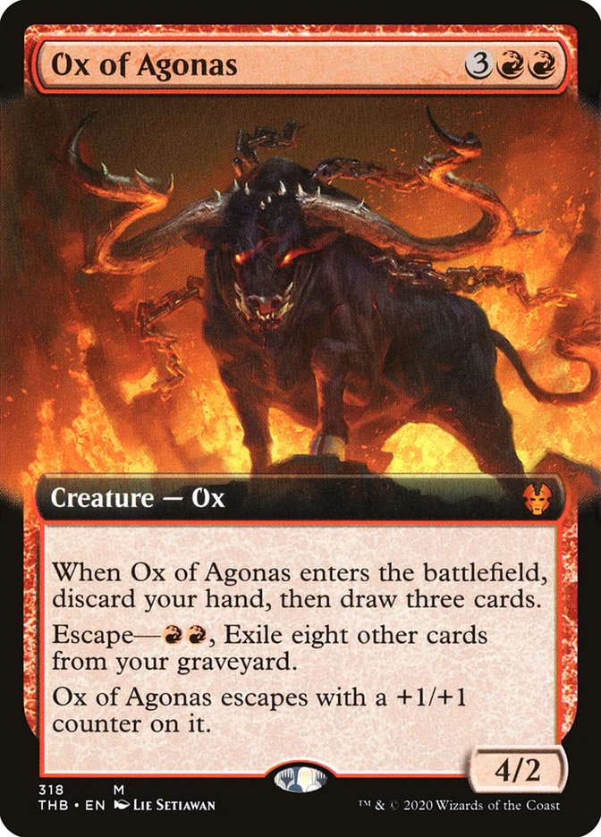 Ox of Agonas (Extended Art) [Theros Beyond Death] | Pandora's Boox
