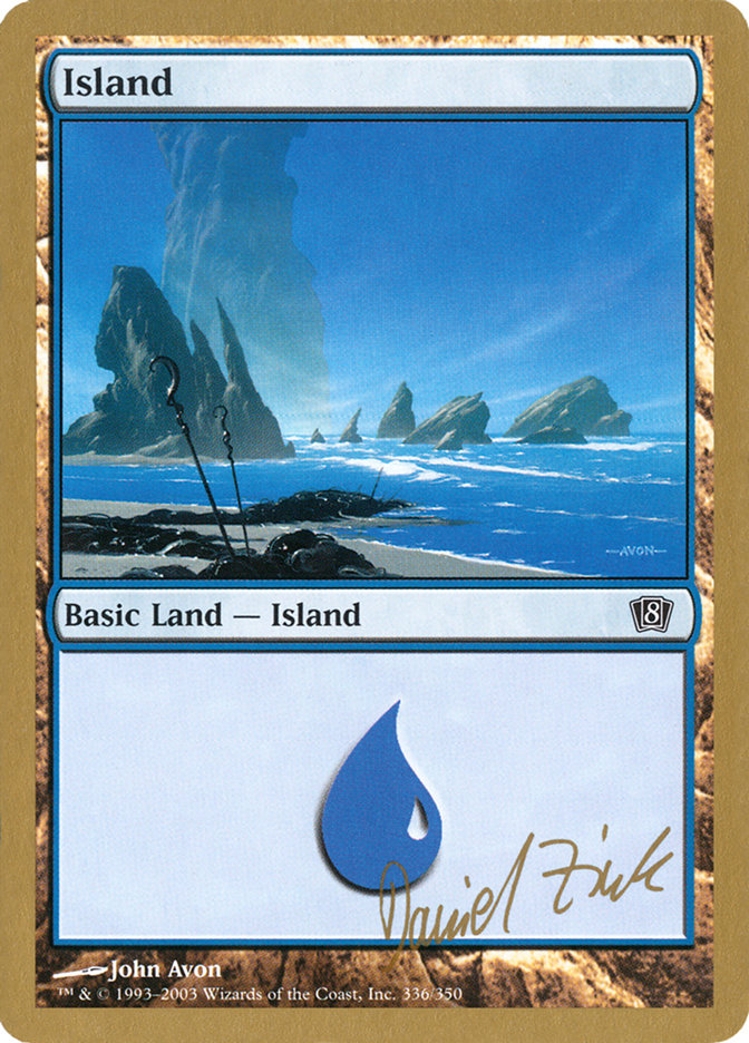 Island (dz336) (Daniel Zink) [World Championship Decks 2003] | Pandora's Boox