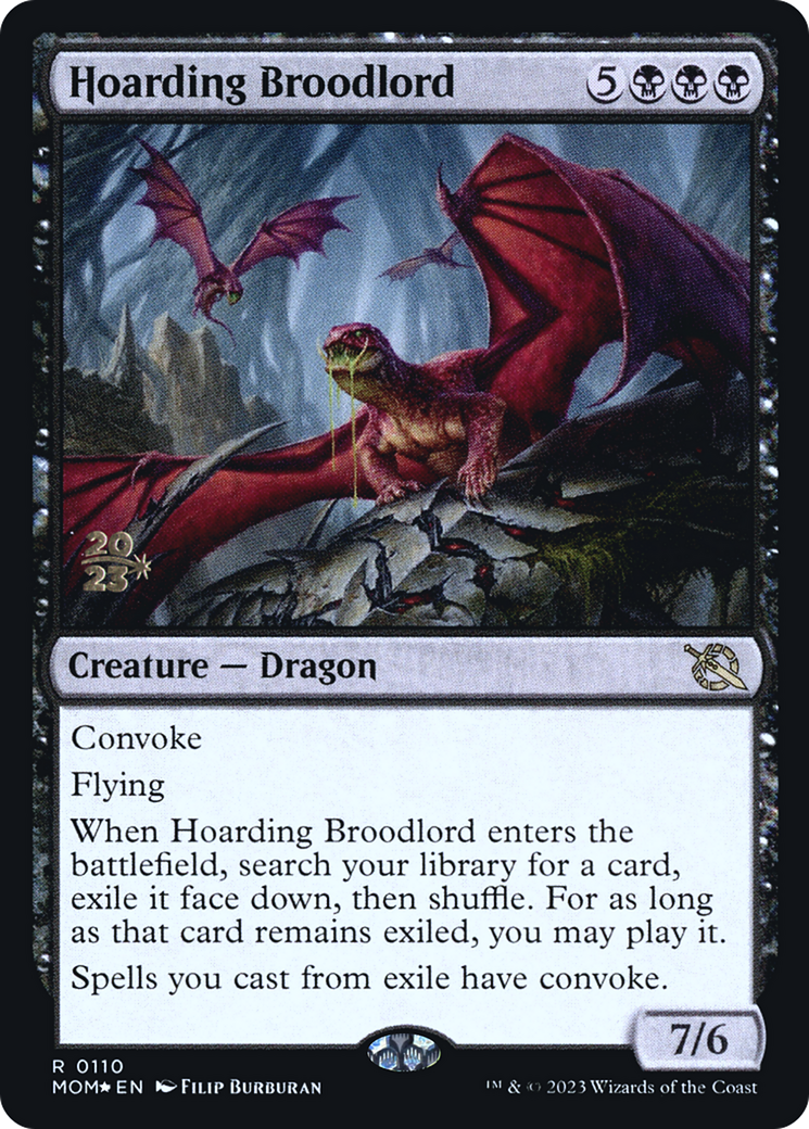 Hoarding Broodlord [March of the Machine Prerelease Promos] | Pandora's Boox