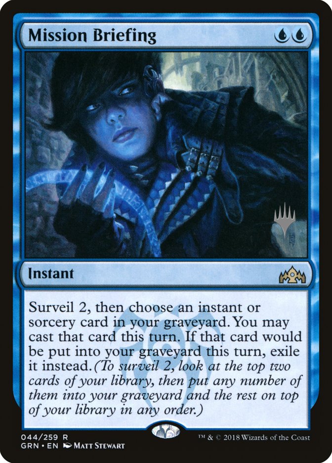 Mission Briefing (Promo Pack) [Guilds of Ravnica Promos] | Pandora's Boox