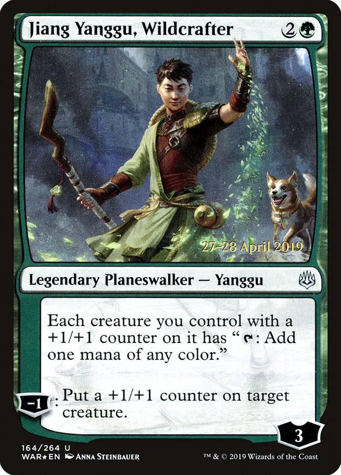 Jiang Yanggu, Wildcrafter [War of the Spark Prerelease Promos] | Pandora's Boox