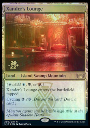 Xander's Lounge [Streets of New Capenna Prerelease Promos] | Pandora's Boox