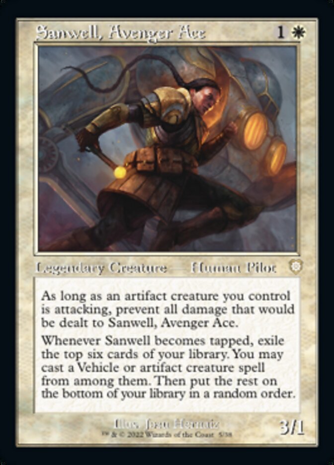 Sanwell, Avenger Ace (Retro) [The Brothers' War Commander] | Pandora's Boox