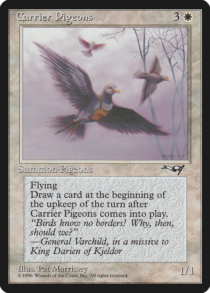 Carrier Pigeons (Flying Art) [Alliances] | Pandora's Boox