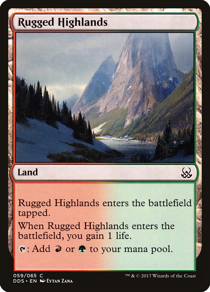 Rugged Highlands [Duel Decks: Mind vs. Might] | Pandora's Boox