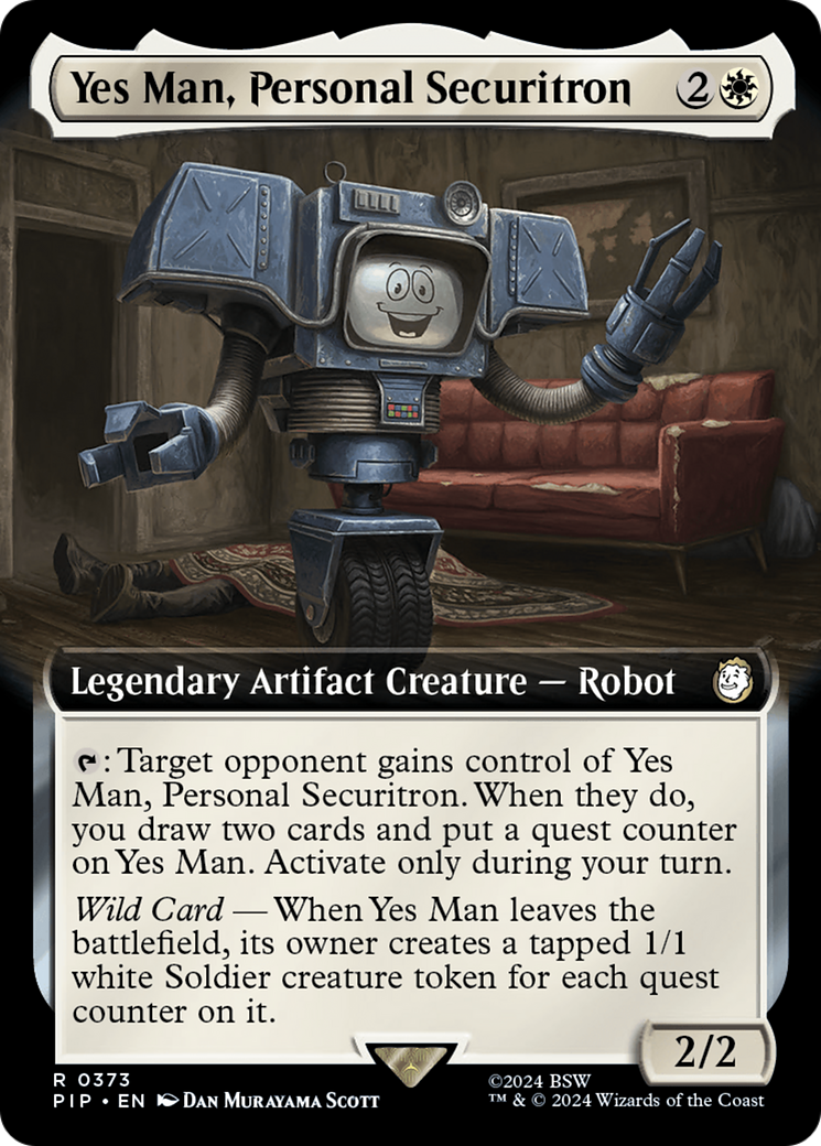 Yes Man, Personal Securitron (Extended Art) [Fallout] | Pandora's Boox