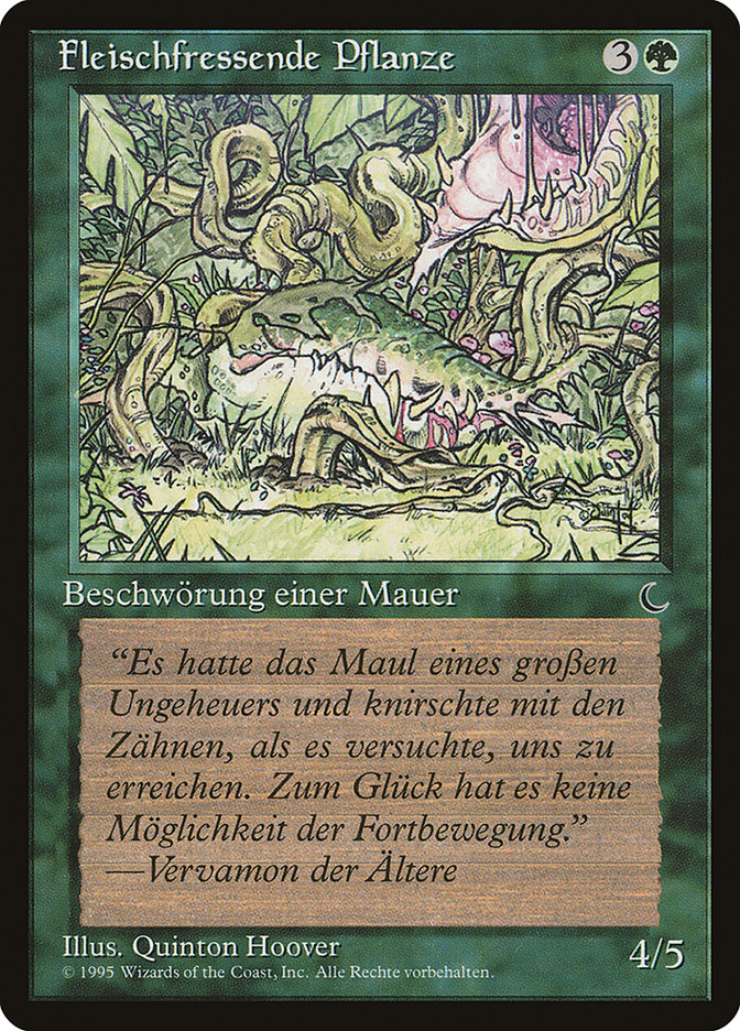 Carnivorous Plant (German) - "Fleischfressende Pflanze" [Renaissance] | Pandora's Boox