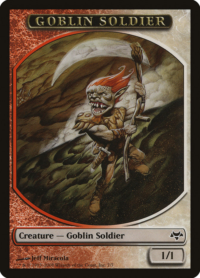 Goblin Soldier Token [Eventide Tokens] | Pandora's Boox
