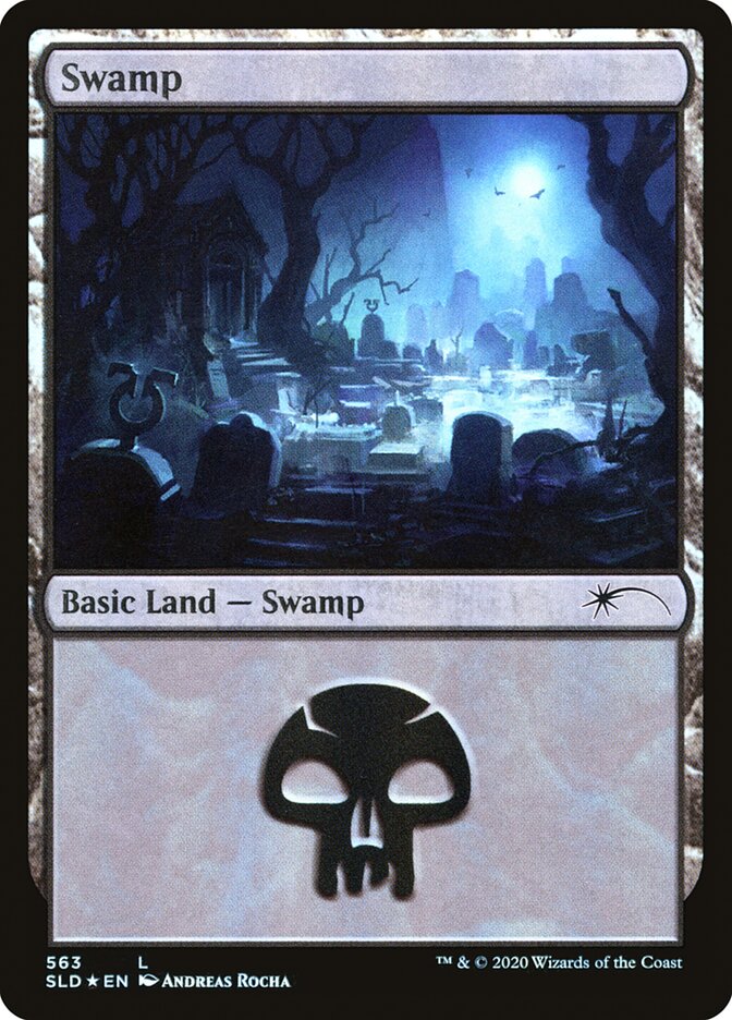 Swamp (Spooky) (563) [Secret Lair Drop Promos] | Pandora's Boox